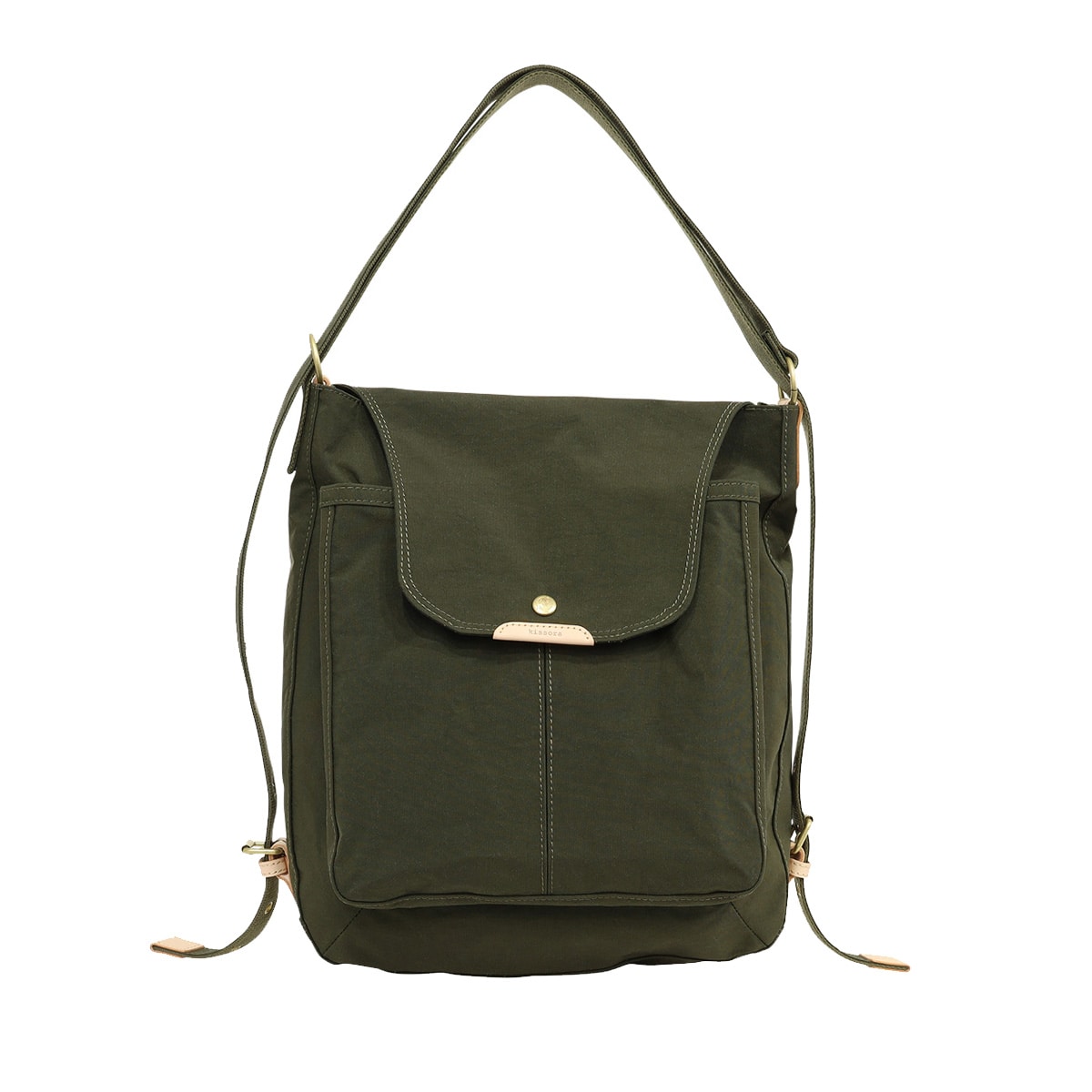 kissora キソラ ショルダーバッグ B4 リュック アリア KIBP-365 日本製 2WAY リュックサック 軽量 オリーブ