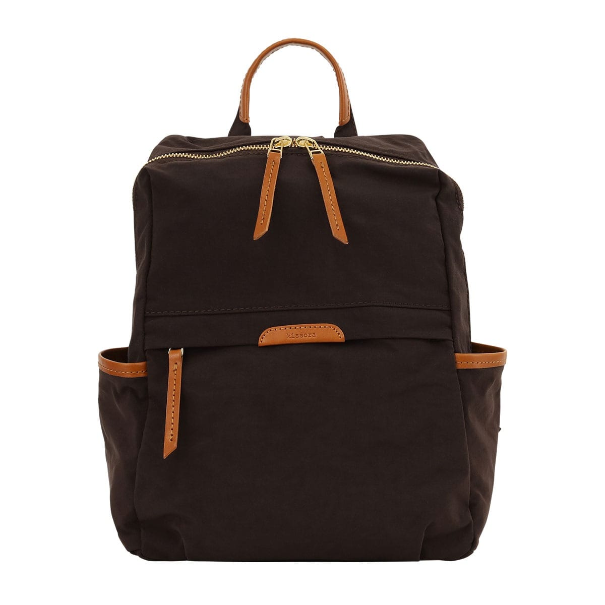 kissora キソラ ミニリュック アリア KIBP-366 日本製 リュックサック ナイロン 軽量 チョコ