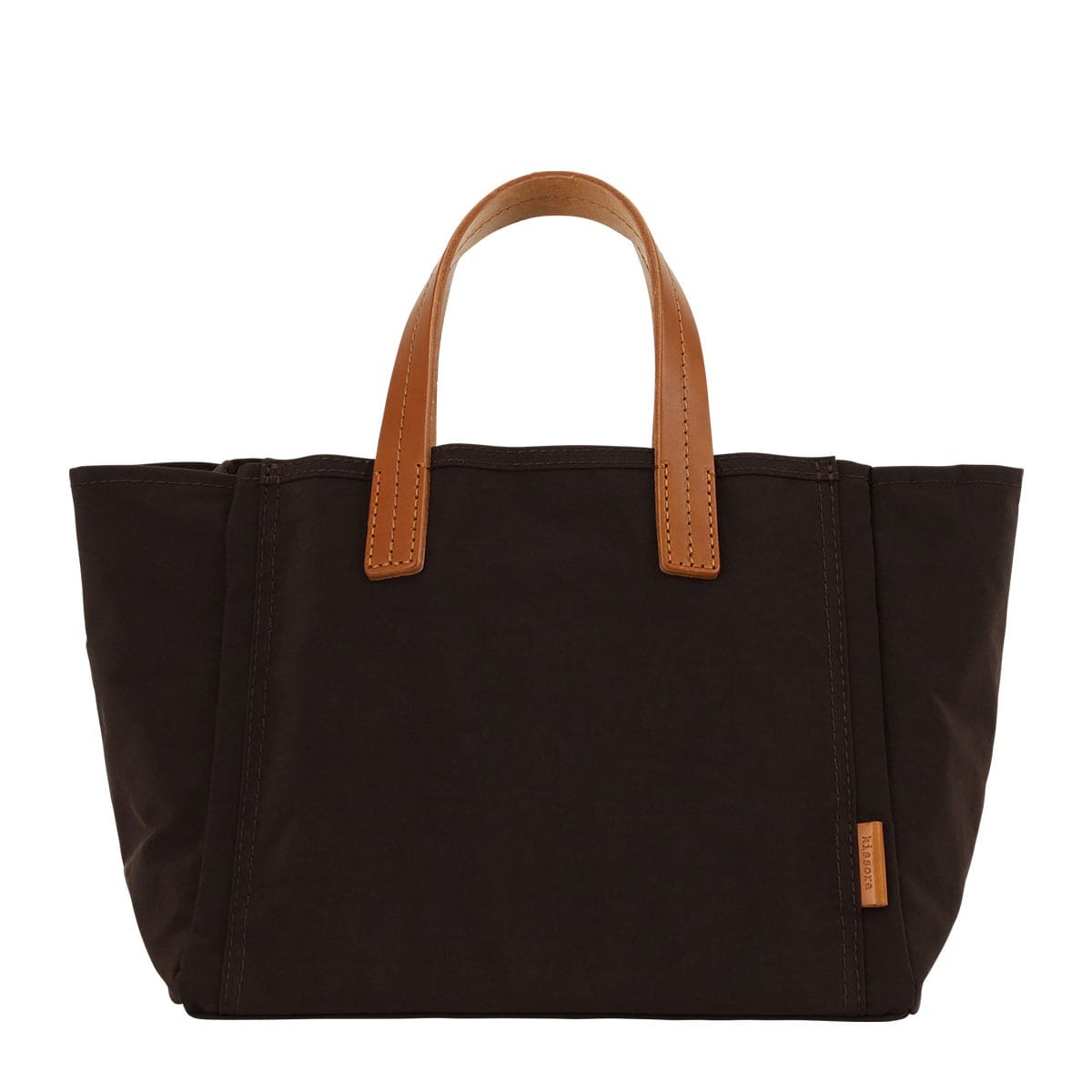 kissora キソラ トートバッグ アリア KIBP-367 日本製 ミニトート ナイロン 軽量 チョコ