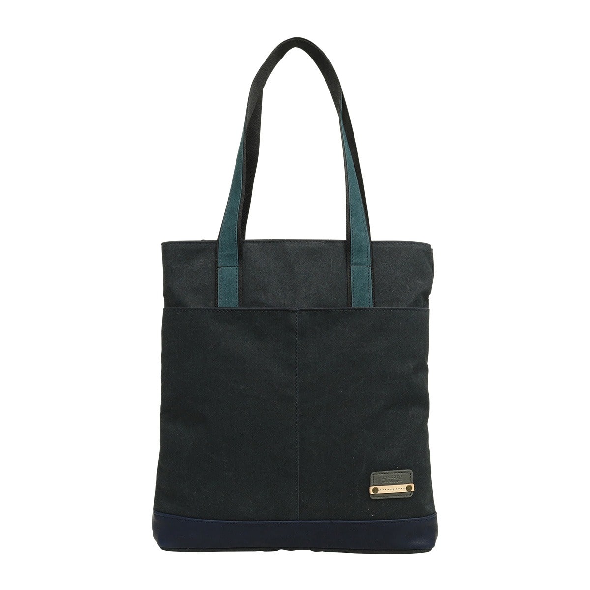 kissora キソラ トートバッグ ラコルト ユニセックス A4 KIBP-394 日本製 牛革 薄マチトート ネイビー