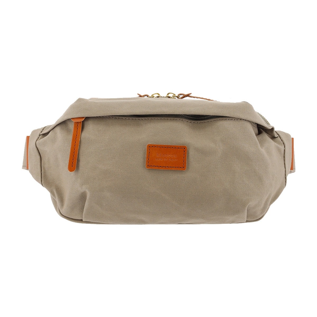 kissora キソラ ボディバッグ プルーニャ ユニセックス KIBP-416 日本製 ベージュ