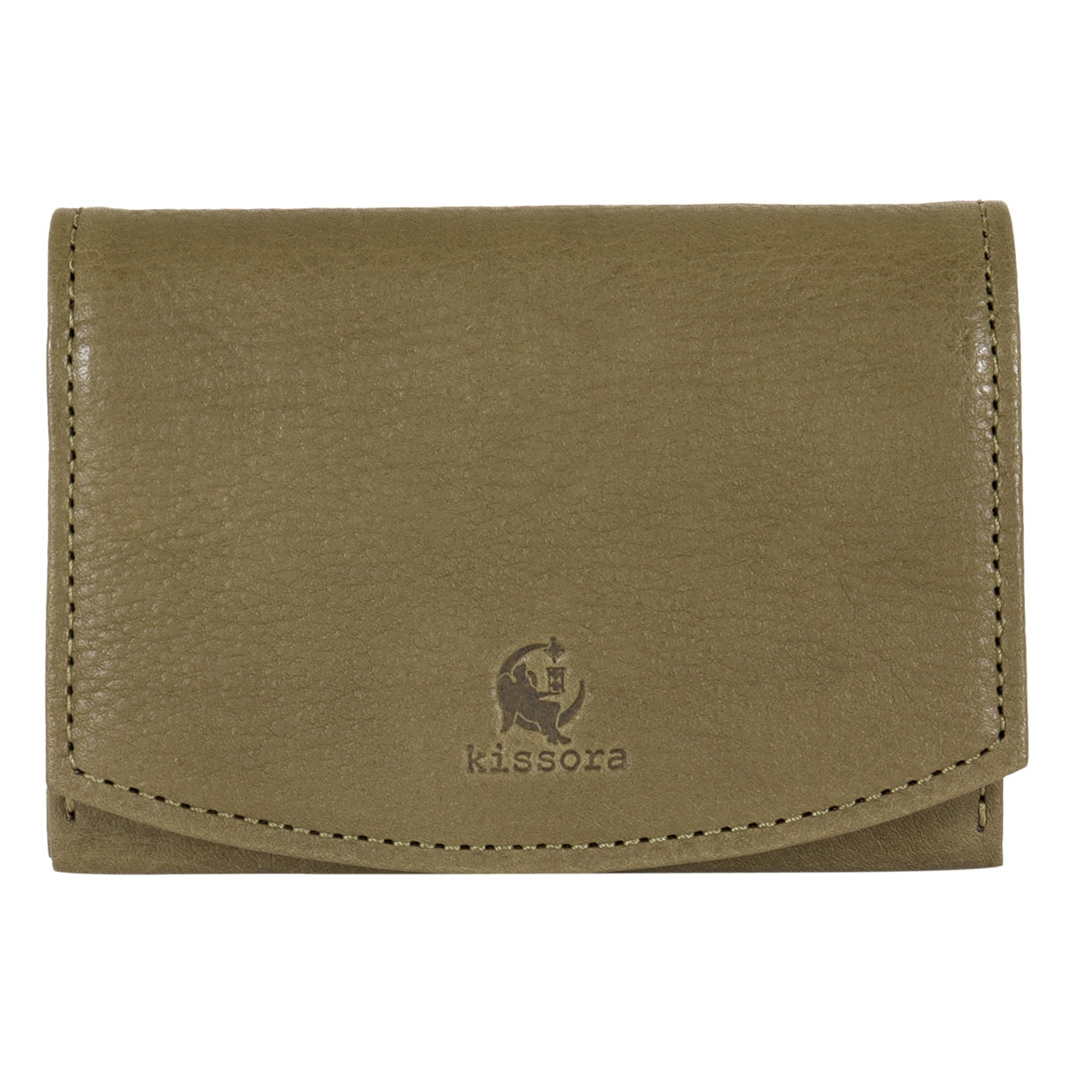 kissora キソラ 名刺入れ 本革 レザー オリーブヌメ レディース KIEN-163 日本製 オリーブ