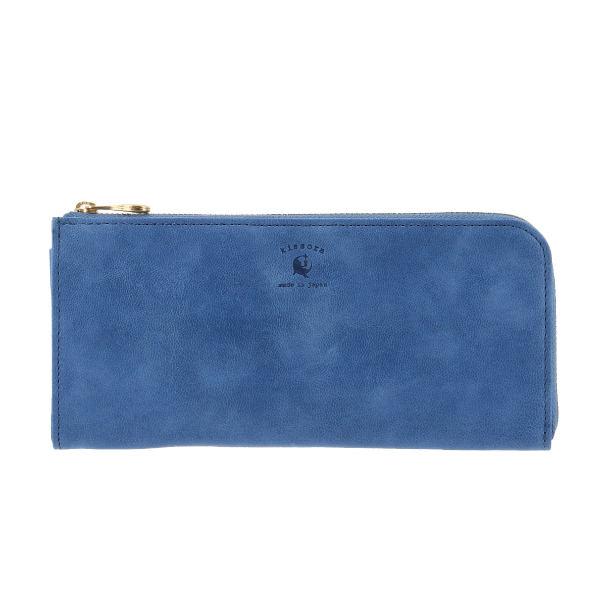 kissora キソラ 長財布 L字ファスナー パンナライト レディース KIEN-168 Panna Lite 札入れ 日本製 ブルー
