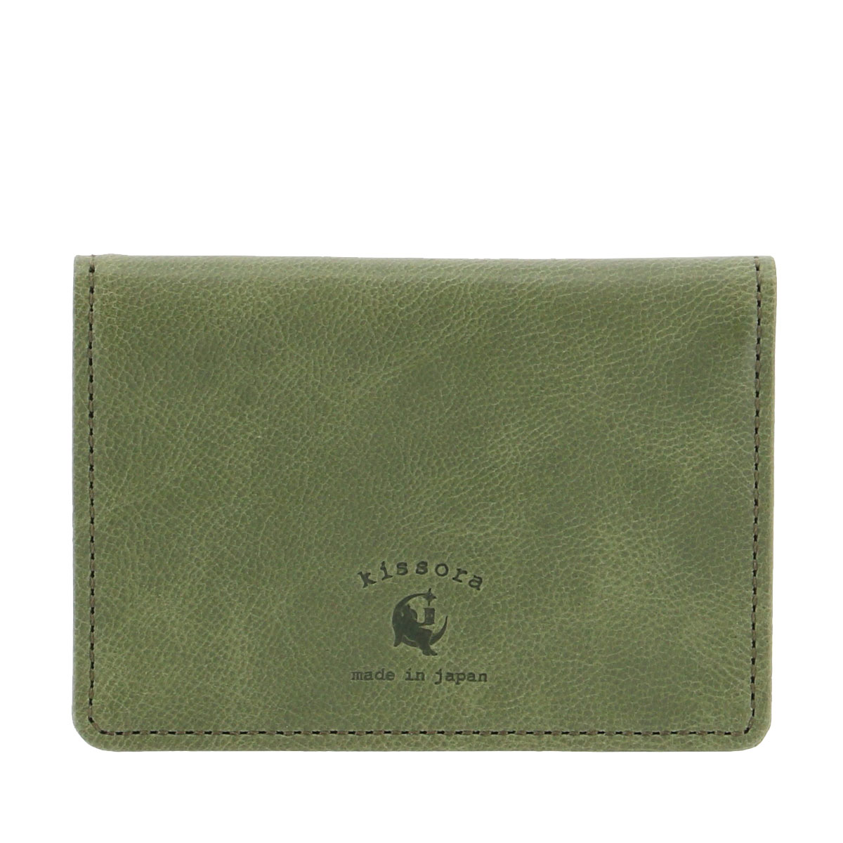 kissora キソラ パスケース パンナライト レディース KIEN-171 Panna Lite 定期入れ 日本製 グリーン