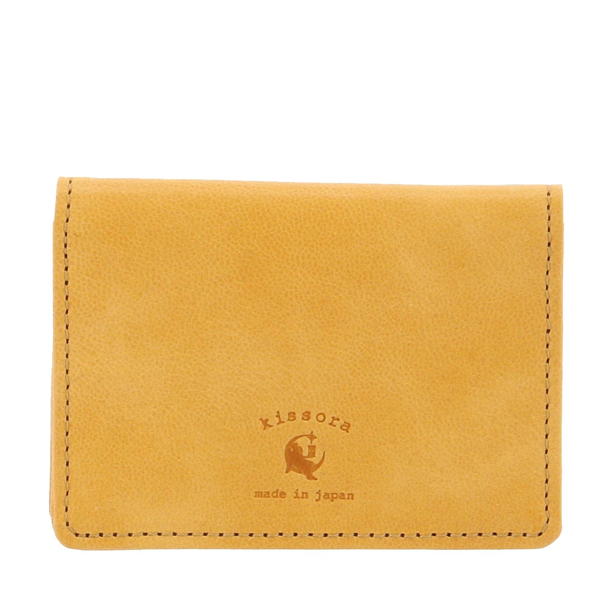 kissora キソラ パスケース パンナライト レディース KIEN-171 Panna Lite 定期入れ 日本製 イエロー