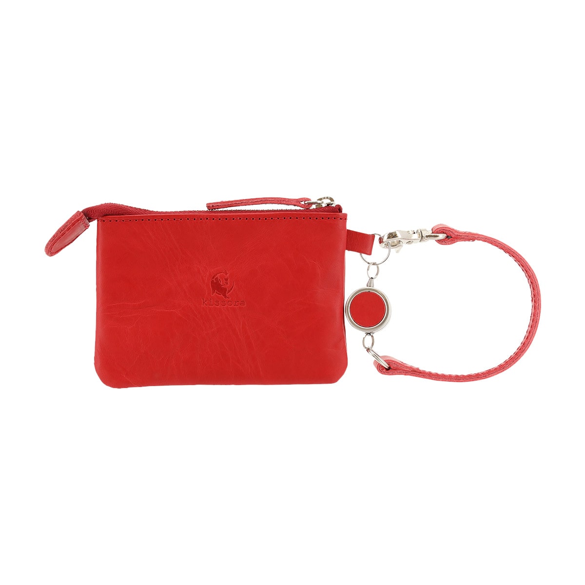 kissora キソラ パスコインケース 本革 ピボット KIIS-125 レッド