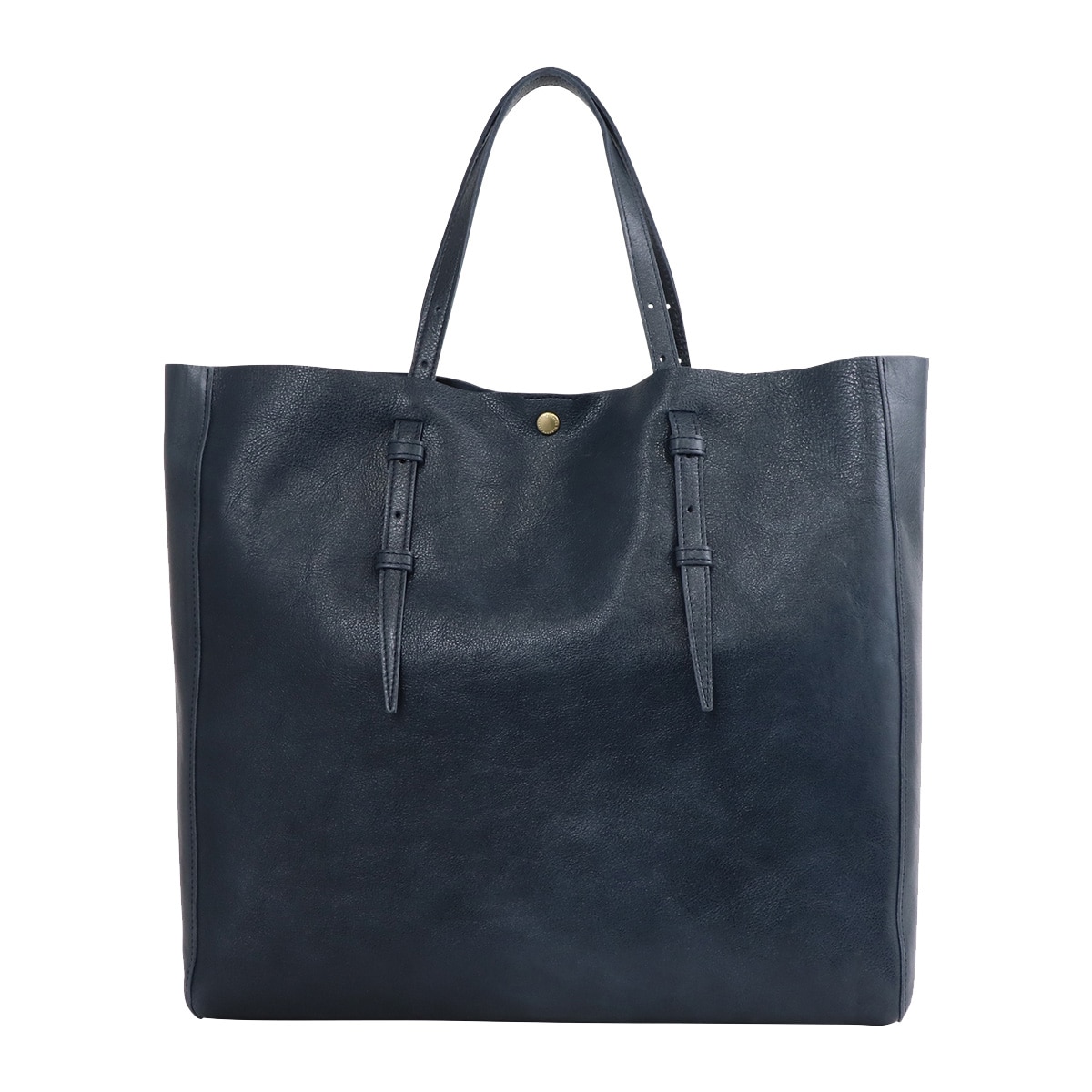 kissora キソラ トートバッグ ブリリオ レディース KIIS-129 日本製 牛革 レザー 大きめ 通勤 ネイビー