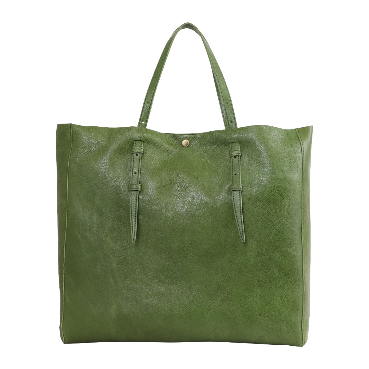 kissora キソラ トートバッグ ブリリオ レディース KIIS-129 日本製 牛革 レザー 大きめ 通勤 オリーブ