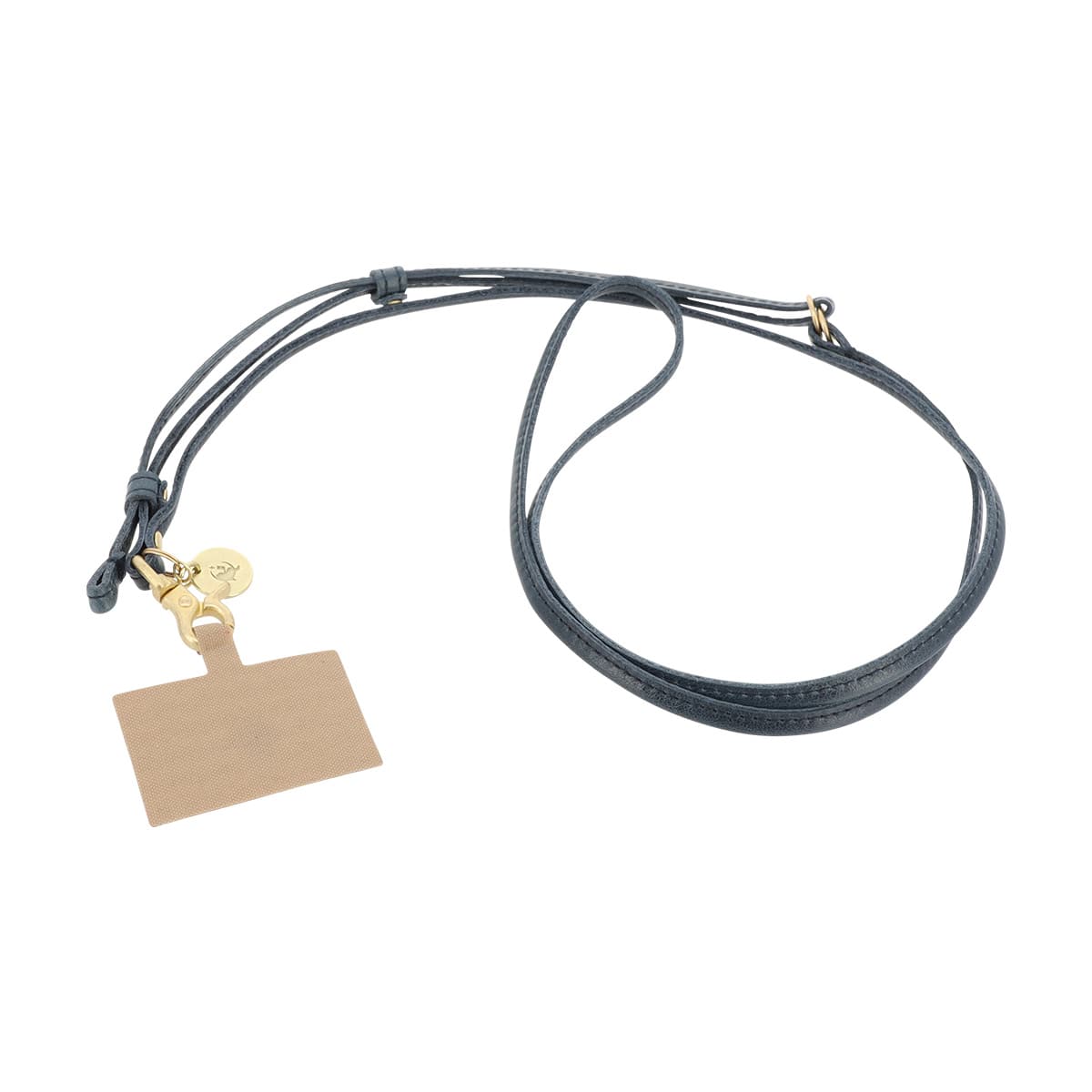 kissora キソラ スマホストラップ 本革 ブリリオ KIIS-134 牛革 日本製 レザー ネイビー