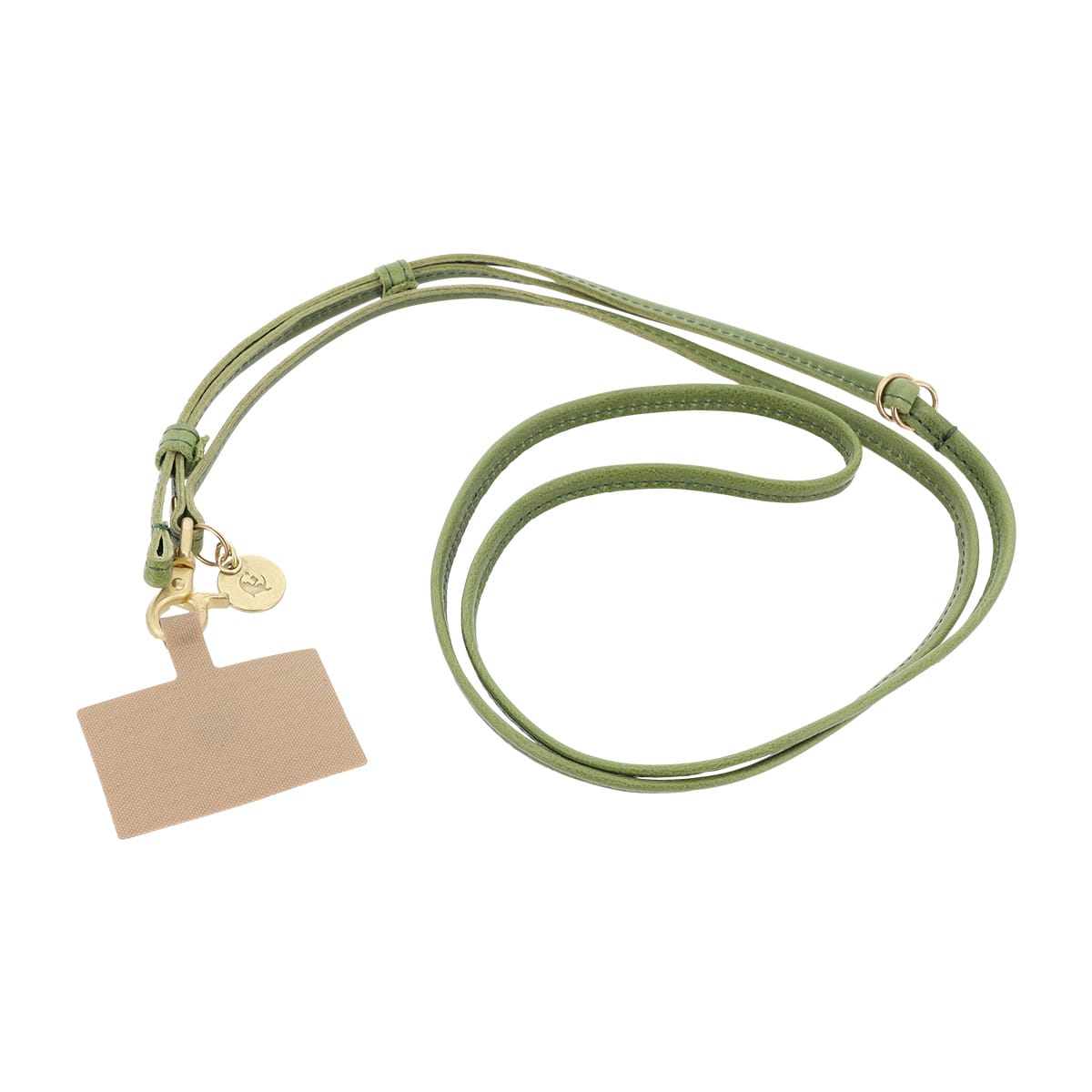 kissora キソラ スマホストラップ 本革 ブリリオ KIIS-134 牛革 日本製 レザー オリーブ