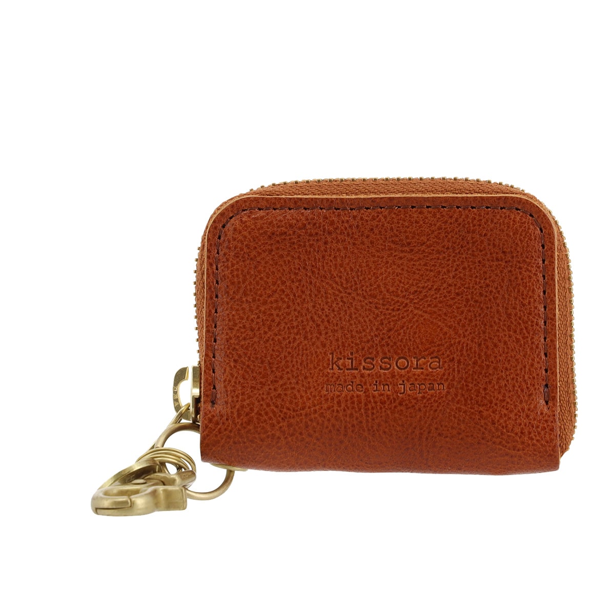 kissora キソラ キーポーチ ブリリオ KIIS-141 キーケース 牛革 日本製 レザー ブラウン