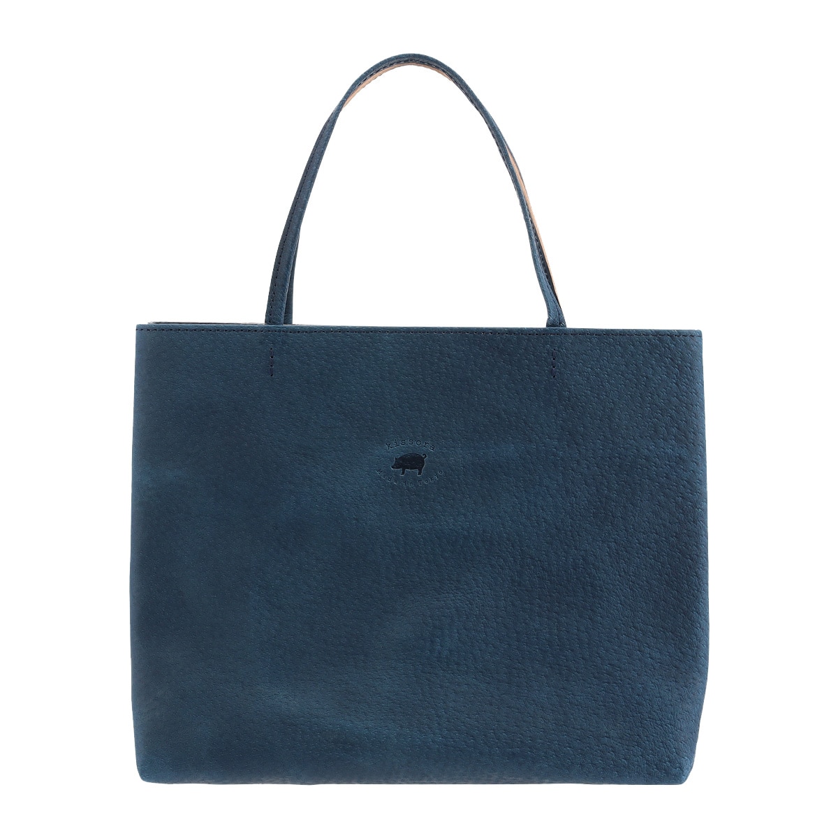 kissora キソラ トートバッグ 本革 マイアーレ レディース KIIS-144 日本製 豚革 レザー ネイビー