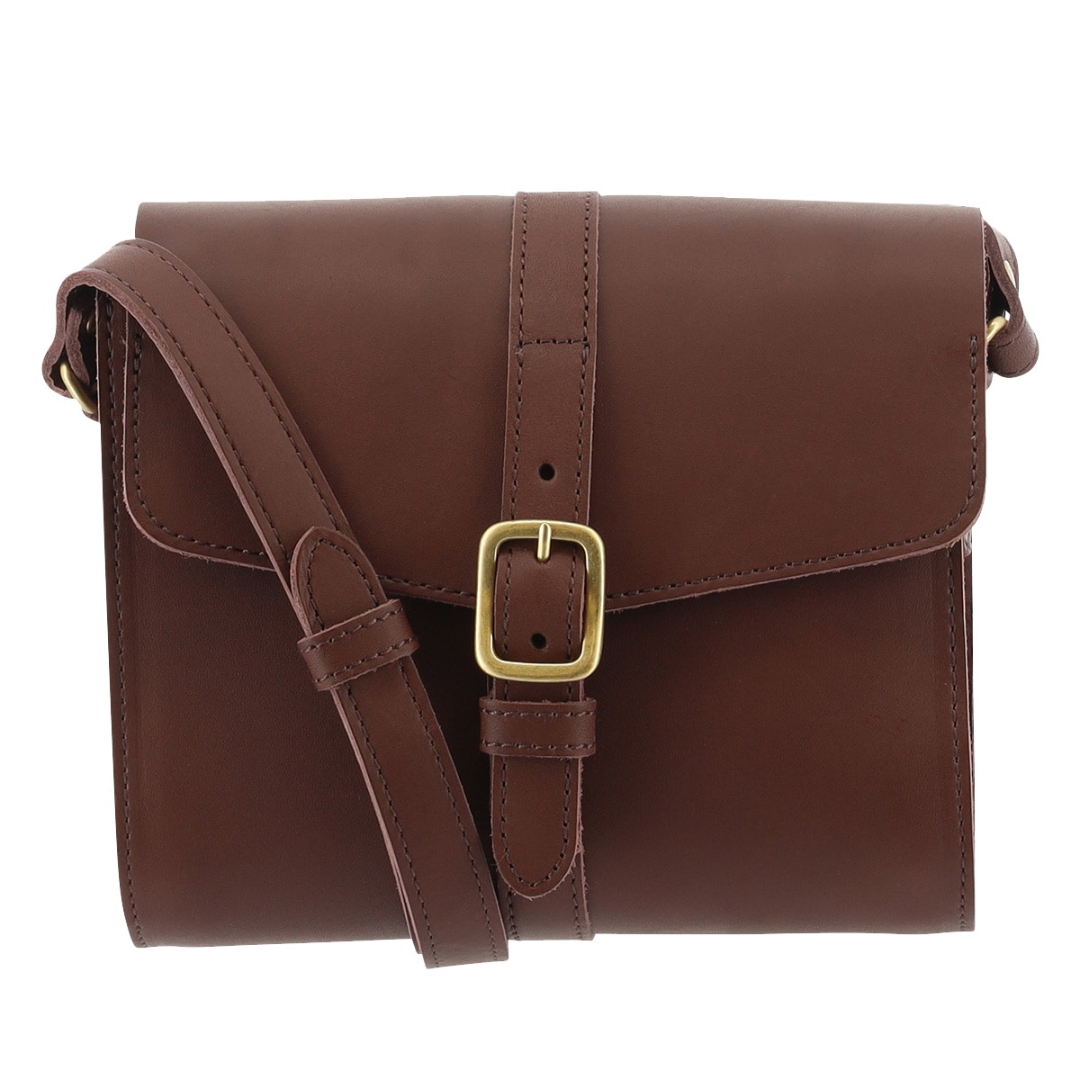 kissora キソラ ショルダーバッグ 本革 ラボーロ KIIS-159 ミニショルダー 牛革 日本製 レザー チョコ