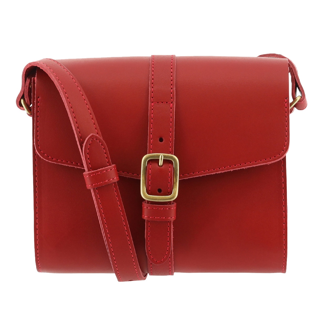 kissora キソラ ショルダーバッグ 本革 ラボーロ KIIS-159 ミニショルダー 牛革 日本製 レザー レッド