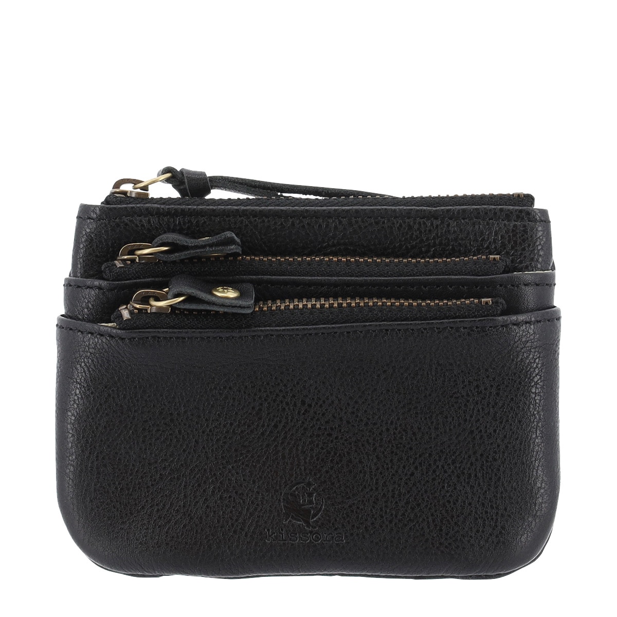 kissora キソラ ポーチ ブリリオ KIIS-168 牛革 日本製 ブラック