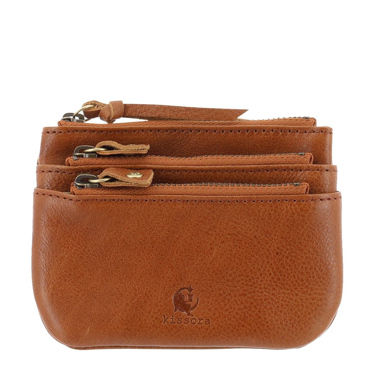 kissora キソラ ポーチ ブリリオ KIIS-168 牛革 日本製 ブラウン