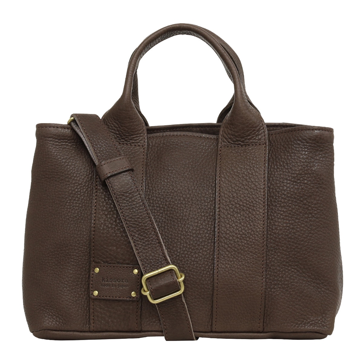 kissora キソラ トートバッグ M フェスタ レディース KIKE-002 2WAY ショルダーバッグ 牛革 日本製 グレー