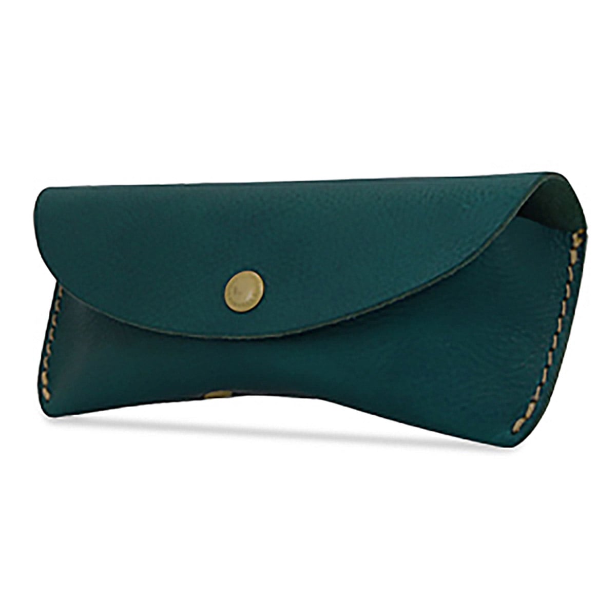 kissora キソラ メガネケース 日本製 本革 レザー 大容量 レディース KIKN-050 ブルー