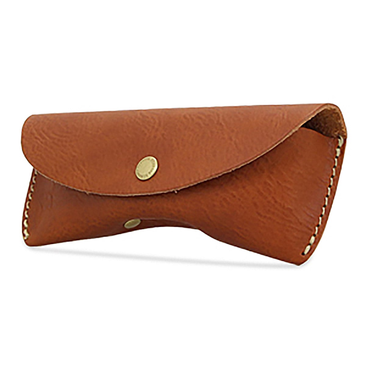 kissora キソラ メガネケース 日本製 本革 レザー 大容量 レディース KIKN-050 キャメル