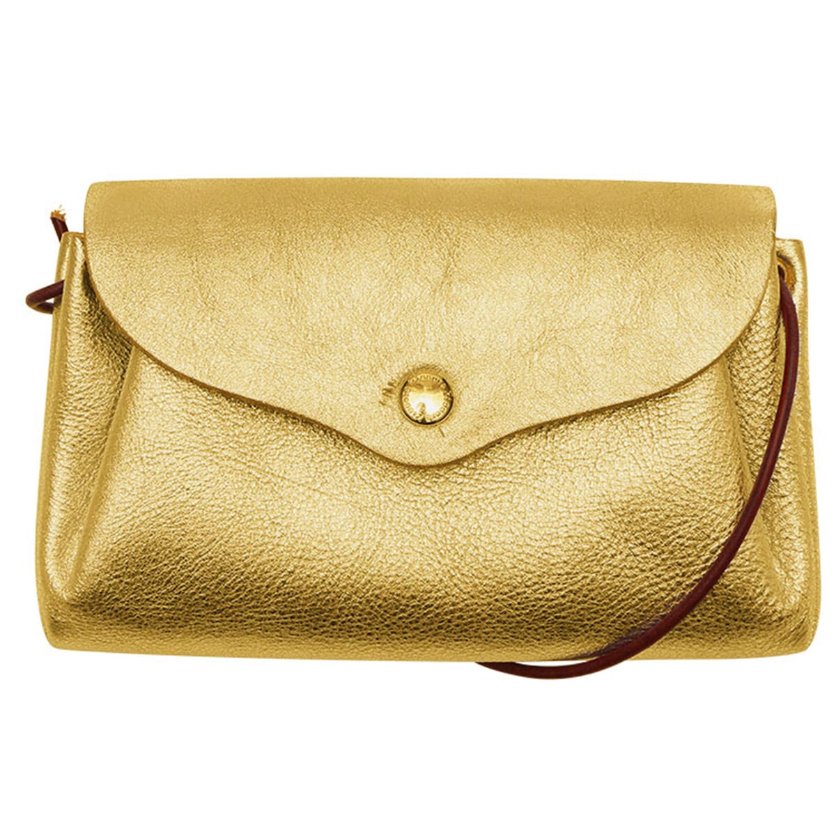 kissora キソラ ポシェット 日本製 本革 レザー レディース メタリック・ルーチェ KIKN-055 ゴールド