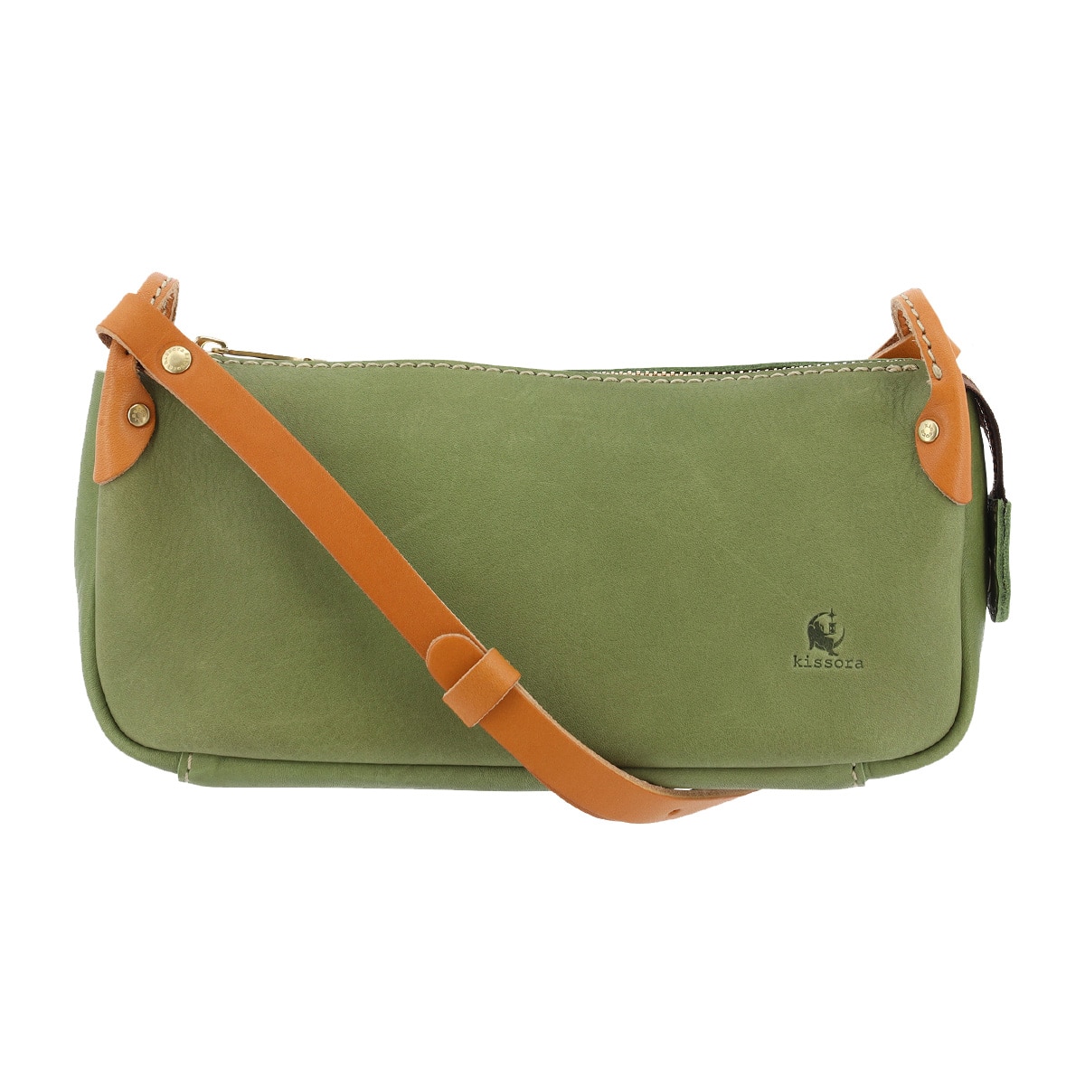 kissora キソラ ショルダーバッグ 本革 エピカ レディース KIKN-124 ミニショルダー 牛革 日本製 レザー グリーン