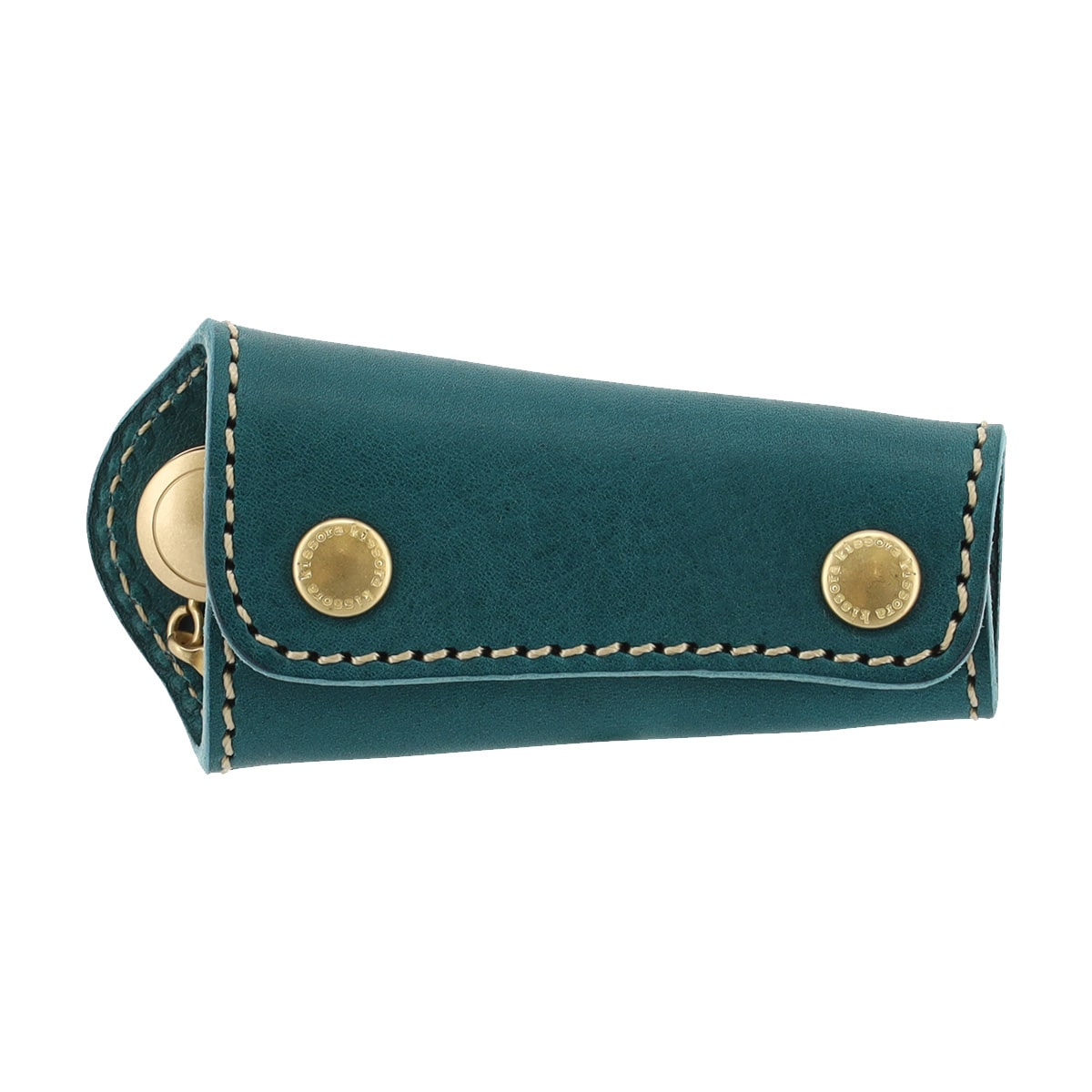 kissora キソラ キーケース 本革 ミネルバボックス KIKN-129 牛革 日本製 レザー スマート ブルー