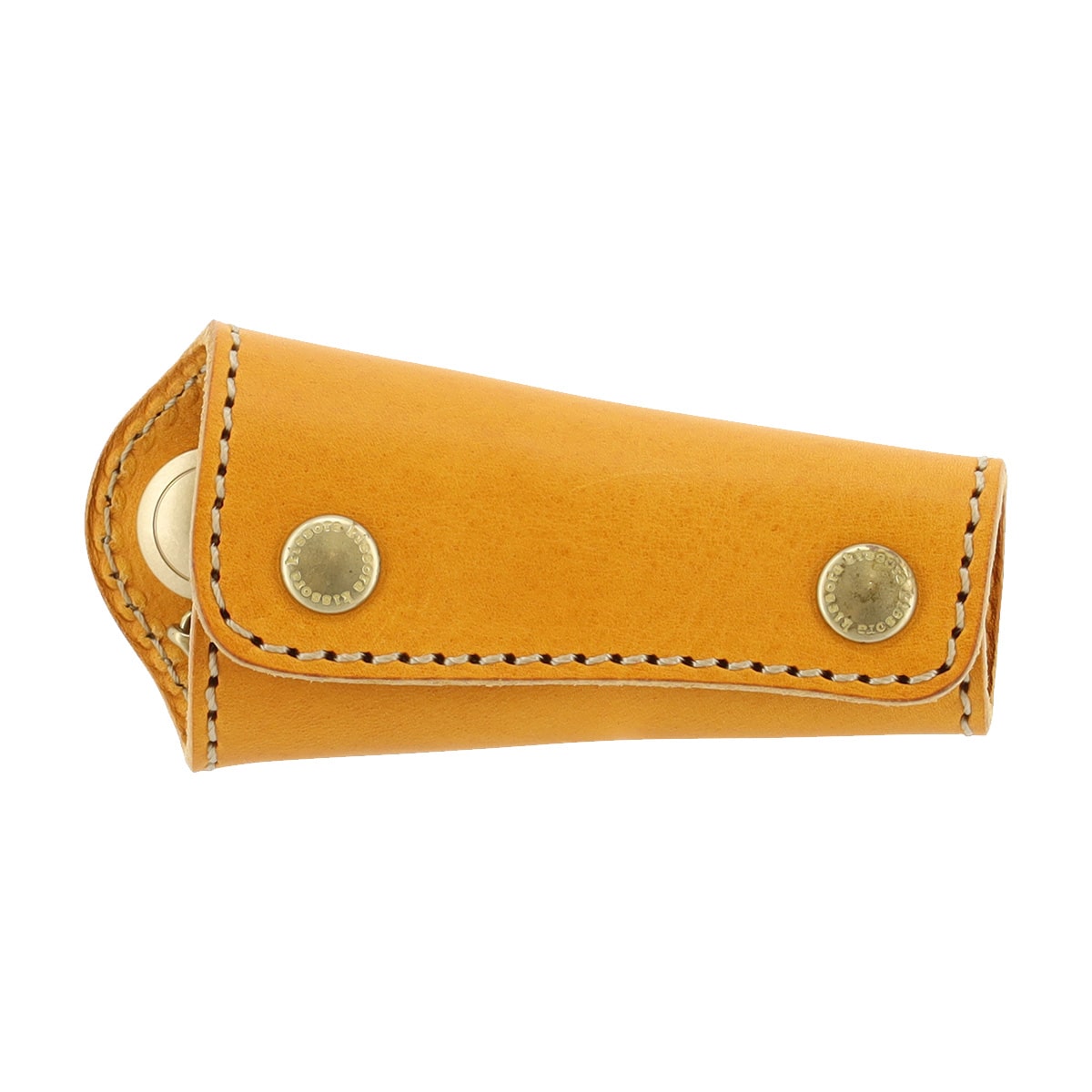 kissora キソラ キーケース 本革 ミネルバボックス KIKN-129 牛革 日本製 レザー スマート イエロー