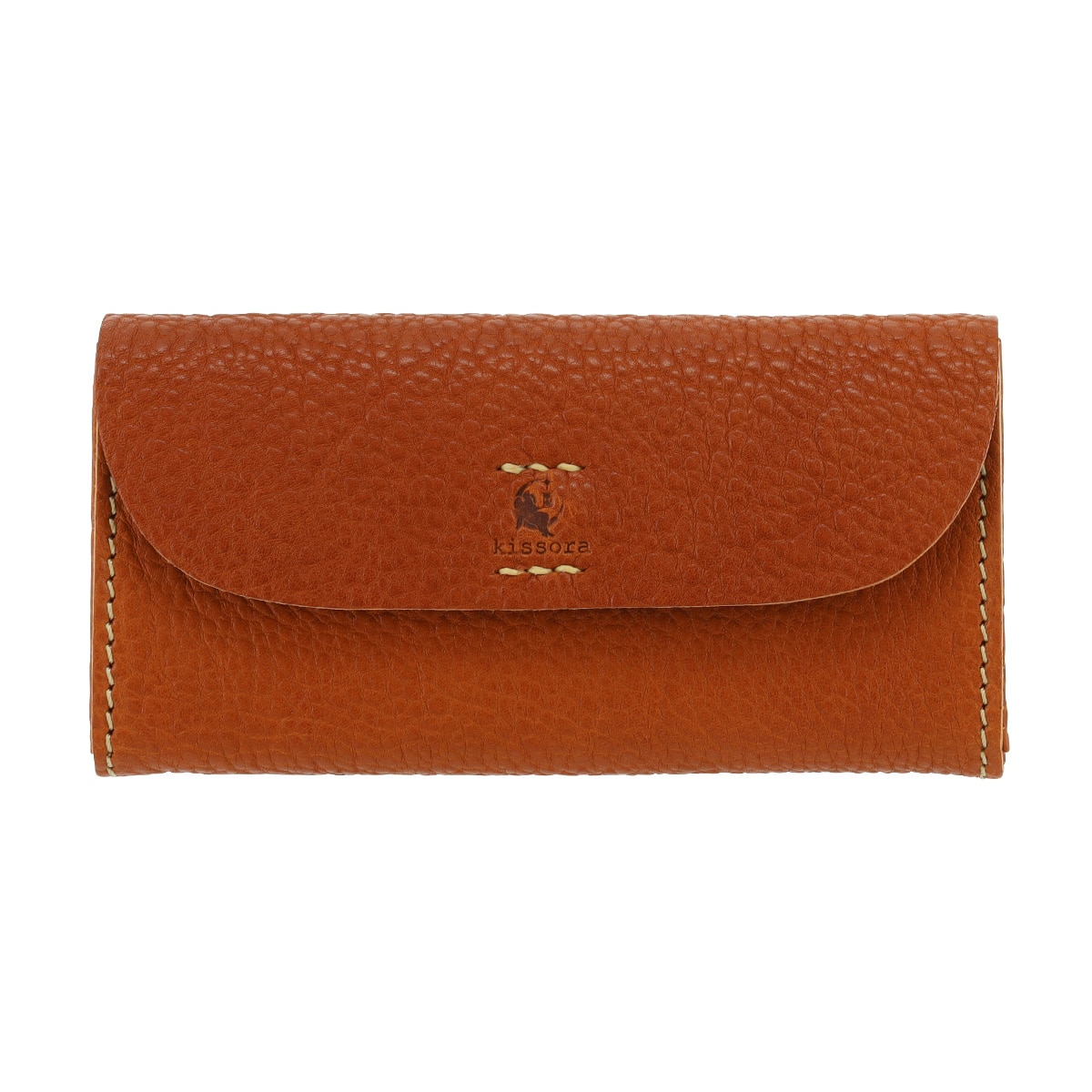 kissora キソラ 長財布 クラシック2 レディース KIKN-144 かぶせ 牛革 日本製 キャメル