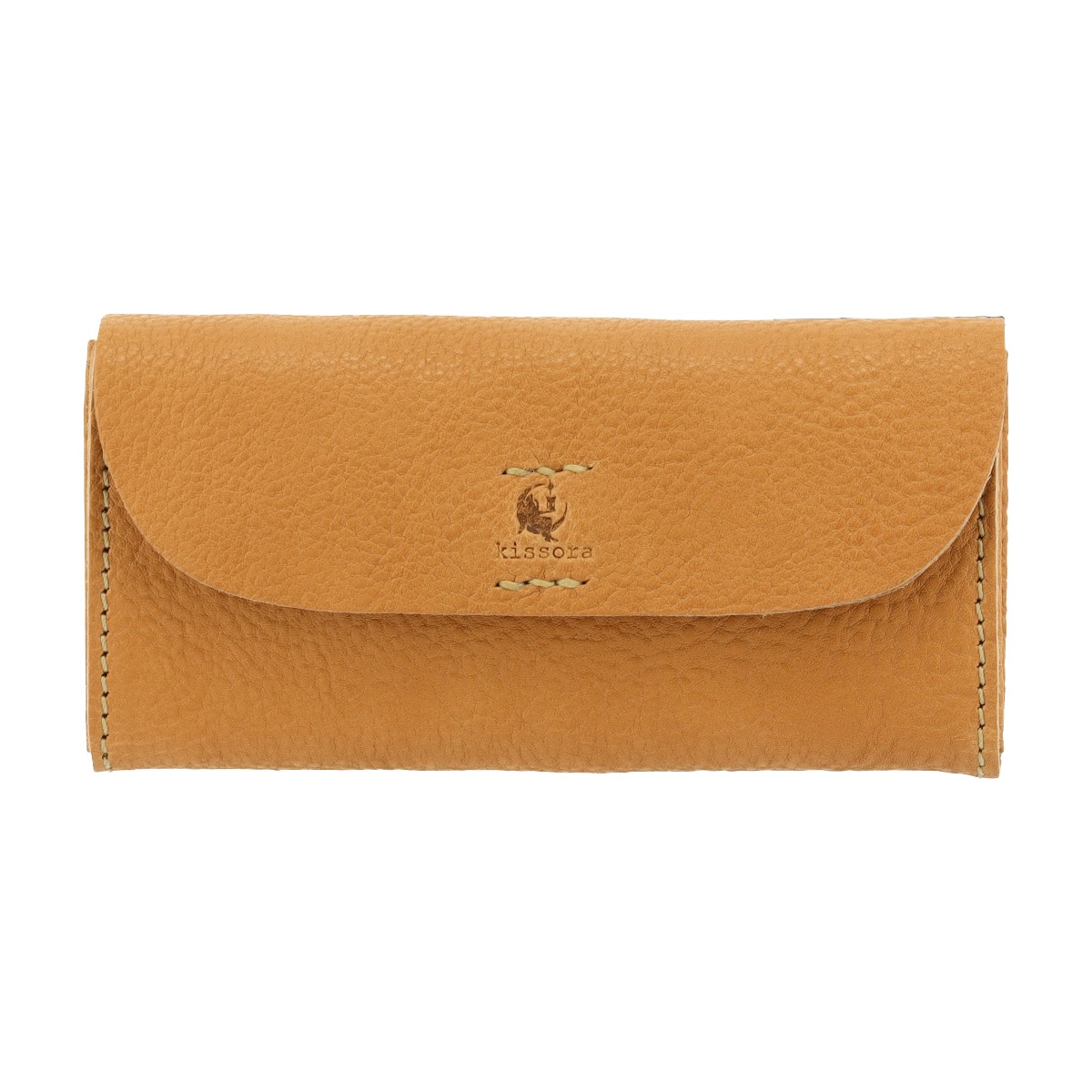 kissora キソラ 長財布 クラシック2 レディース KIKN-144 かぶせ 牛革 日本製 ナチュラル