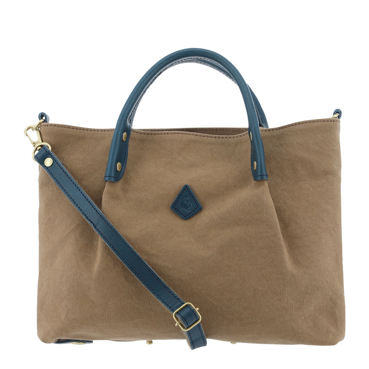 kissora キソラ トートバッグ 本革 エテルノ KIMF-028 2WAY ショルダーバッグ 変形 牛革 日本製 レザー ネイビー