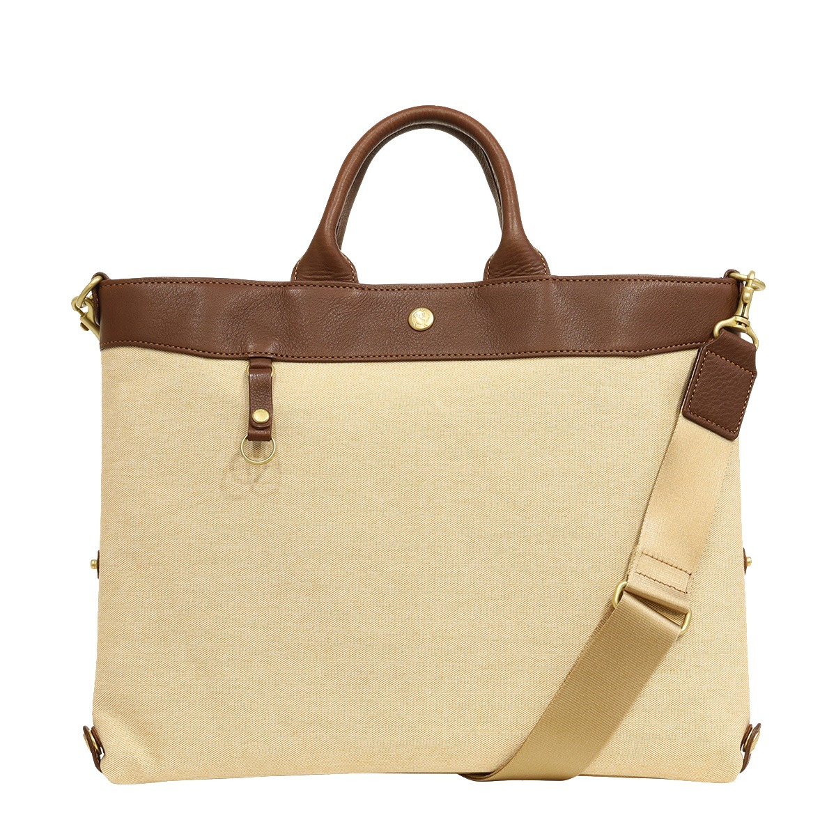 kissora キソラ トートバッグ L ビアンカ ユニセックス KIMF-029 2WAY ショルダーバッグ 牛革 日本製 チョコ