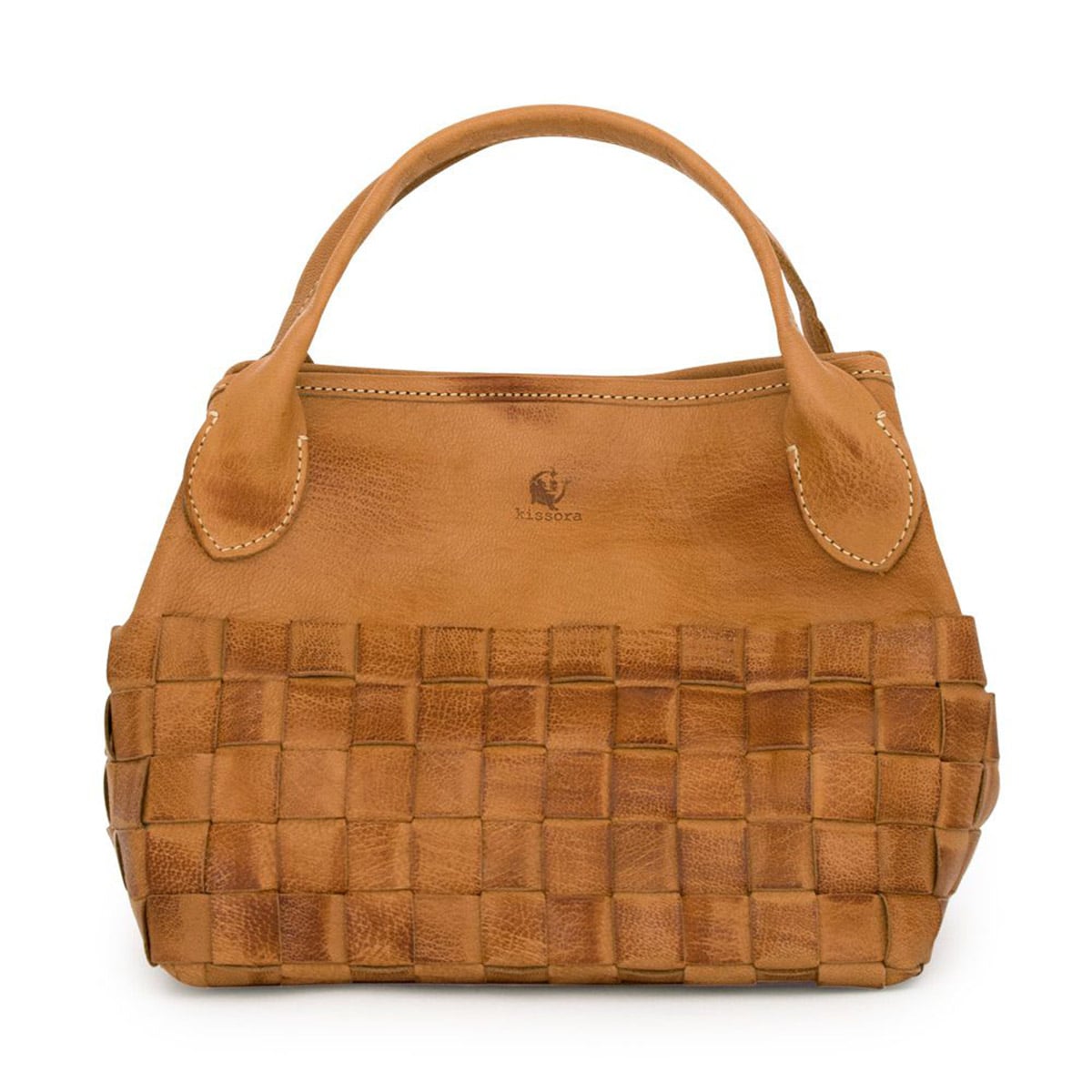 kissora キソラ ハンドバッグ 本革 日本製 国産 KIMI-023 キャメル