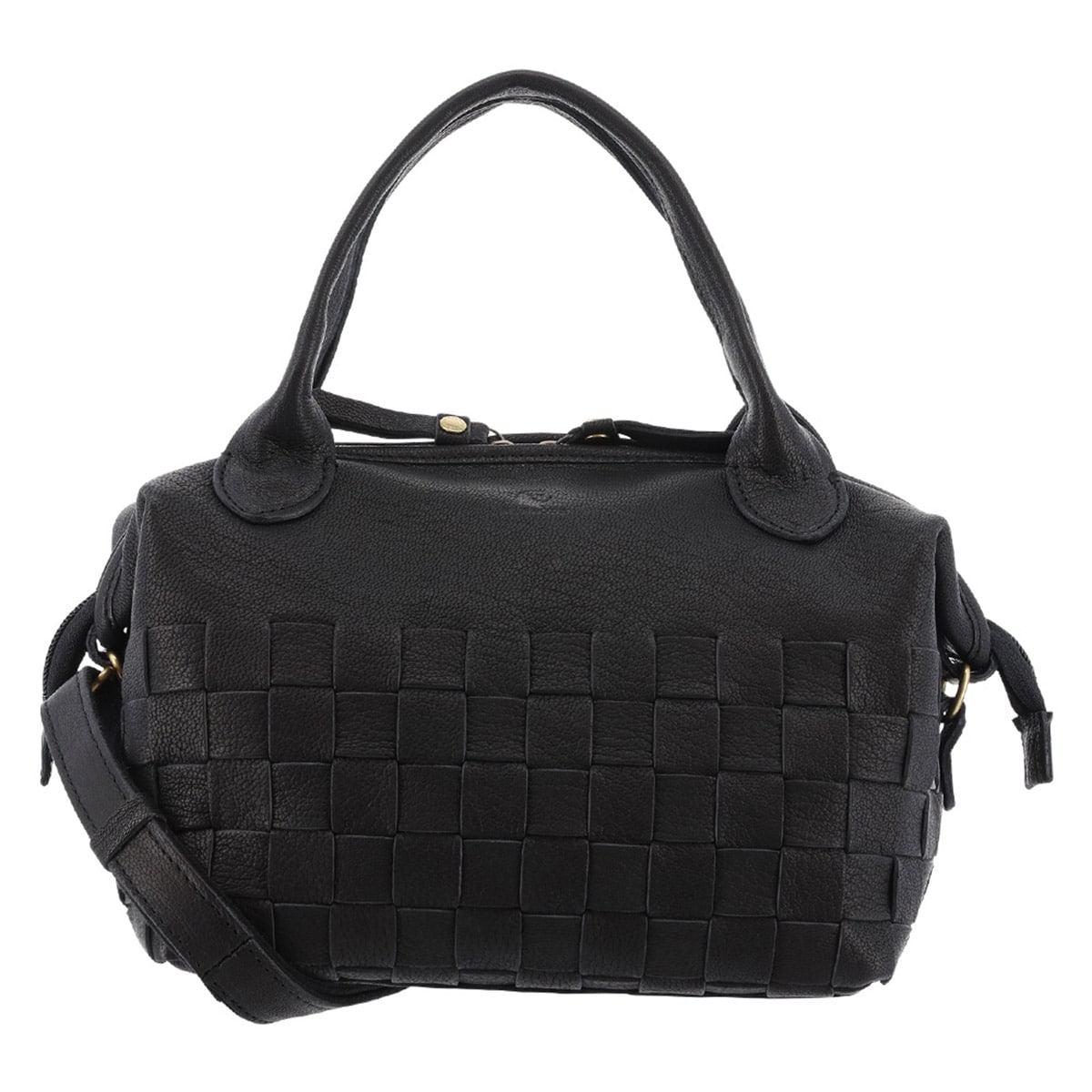 kissora キソラ ショルダーバッグ 本革 2WAY レディース KIMI-040 リゾートメッシュ ブラック