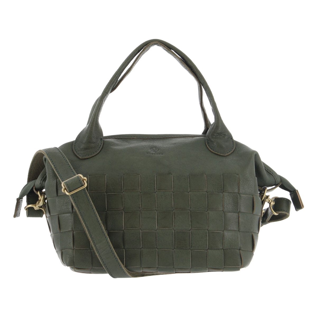 kissora キソラ ショルダーバッグ 本革 2WAY レディース KIMI-040 リゾートメッシュ グリーン