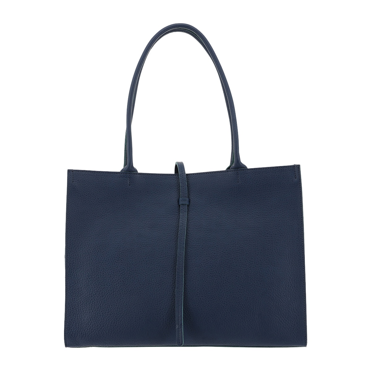 kissora キソラ トートバッグ 本革 マルシェ レディース KIMI-132 日本製 A4 牛革 レザー 通勤 ブルー