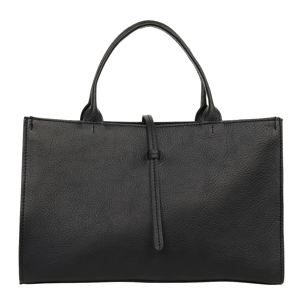 kissora キソラ トートバッグ 本革 マルシェ レディース KIMI-133 横型 牛革 日本製 レザー 通勤 ブラック