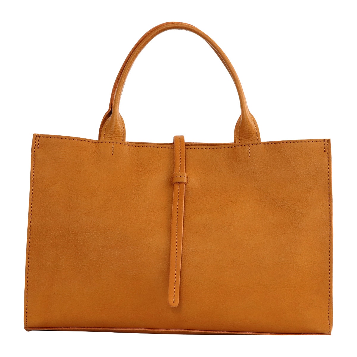 kissora キソラ トートバッグ 本革 マルシェ レディース KIMI-133 横型 牛革 日本製 レザー 通勤 キャメル