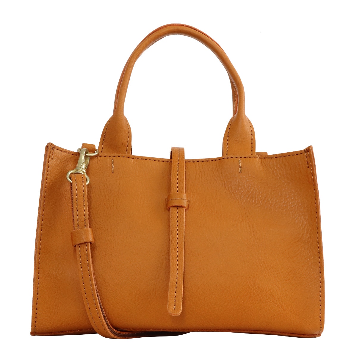 kissora キソラ ハンドバッグ マルシェ レディース KIMI-134 2WAY ショルダーバッグ 牛革 日本製 キャメル