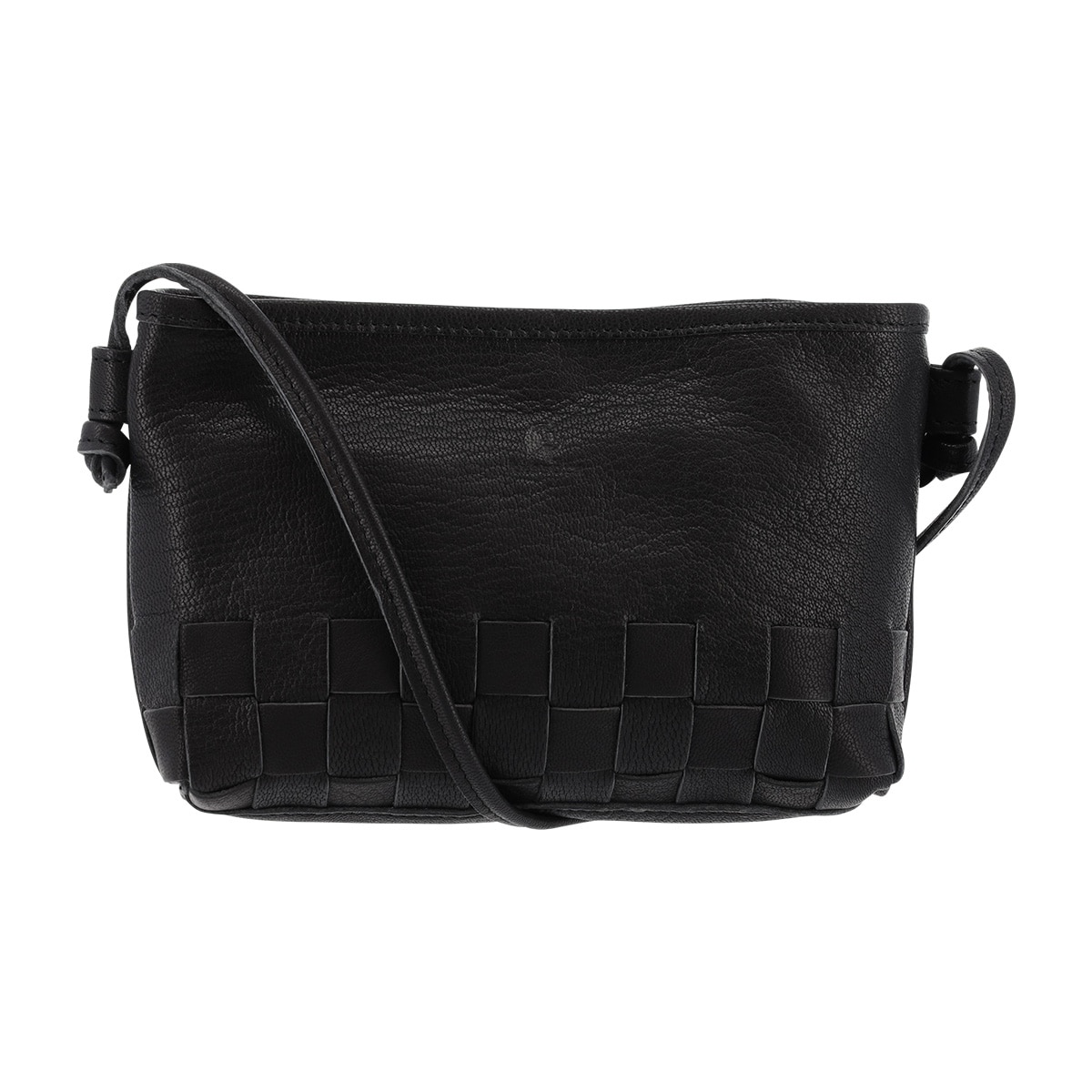 kissora キソラ ショルダーバッグ 本革 リゾートメッシュ レディース KIMI-138 日本製 山羊革 レザー ブラック