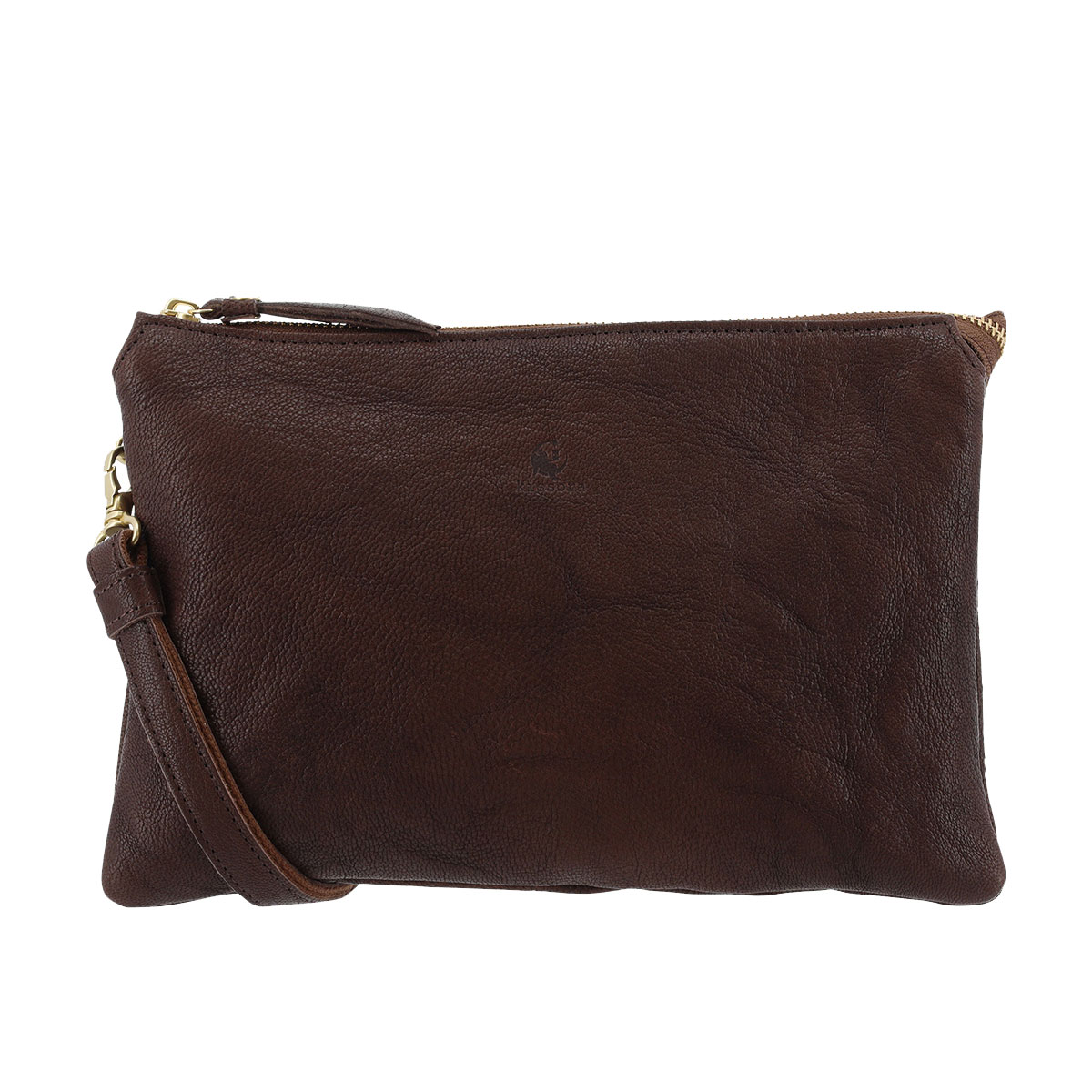 kissora キソラ ショルダーバッグ 本革 カプラ KIMI-142 日本製 山羊革 レザー チョコ