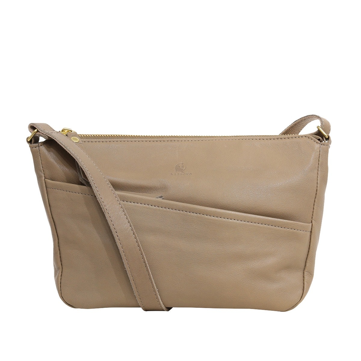 kissora キソラ ショルダーバッグ シエロ ユニセックス KIMI-148 日本製 牛革 グレー