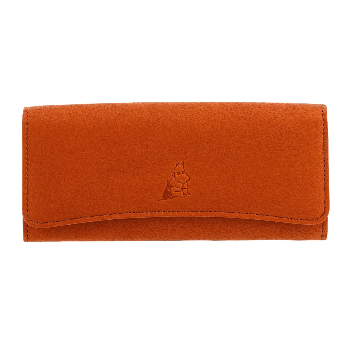 kissora キソラ ムーミン 長財布 素押しシリーズ レディース KIMN-002 MOOMIN 札入れ 小銭入れ 牛革 日本製 キャメル