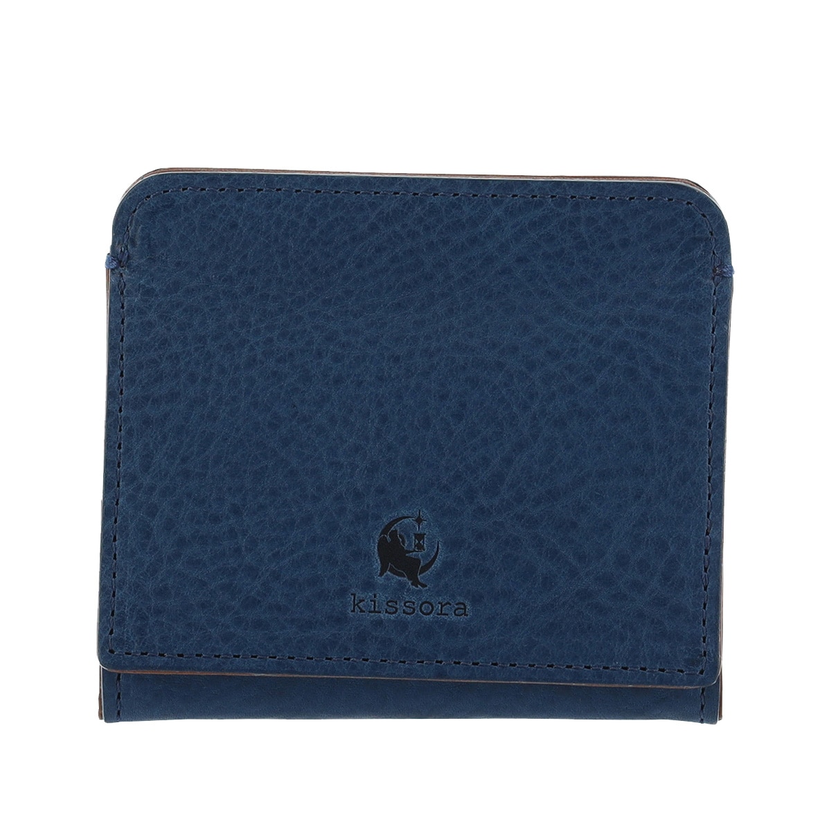 kissora キソラ コインケース BOX型 本革 ヴァスカボックス KIMS-016 小銭入れ 牛革 日本製 レザー カードケース ブルー
