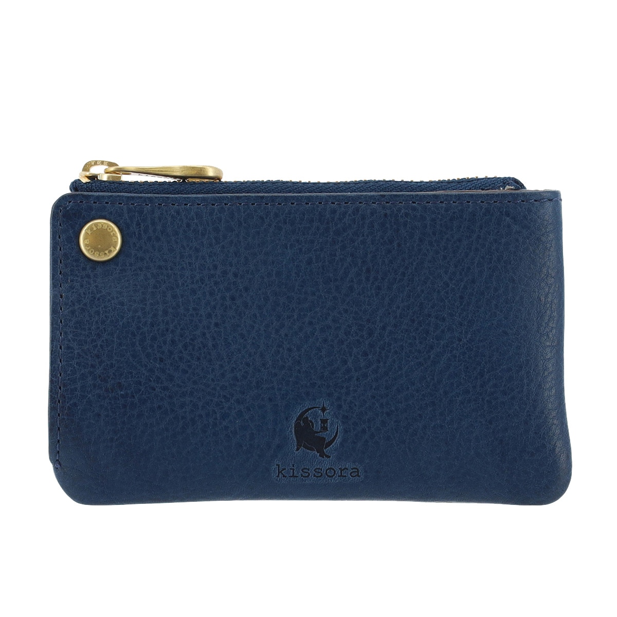 kissora キソラ キーケース 本革 ヴァスカボックス KIMS-018 コインケース 小銭入れ ポーチ 牛革 日本製 レザー ブルー