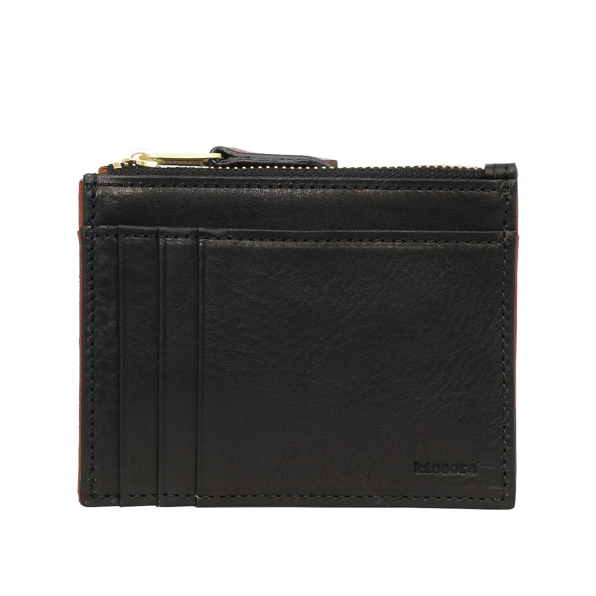 kissora キソラ カードケース 小銭入れ フラグメントケース 財布 ディニタ KIMS-021  ブラック