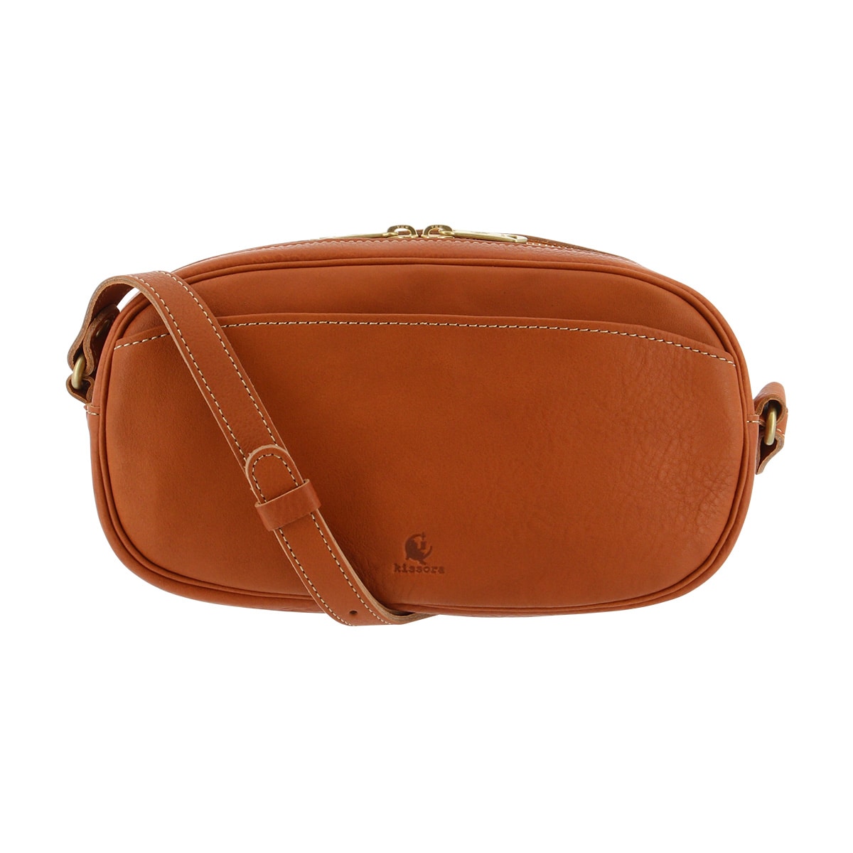 kissora キソラ ショルダーバッグ 本革 トミー レディース KIOB-024 日本製 牛革 レザー 軽量 キャメル