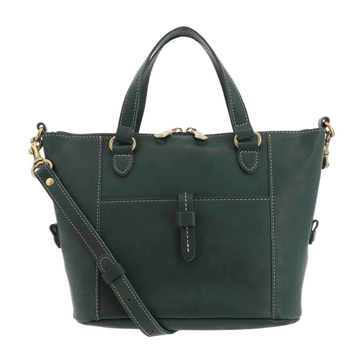 kissora キソラ トートバッグ アマーレ レディース KIOB-028 2WAY ショルダーバッグ 斜め掛け レザー 本革 牛革 日本製 グリーン