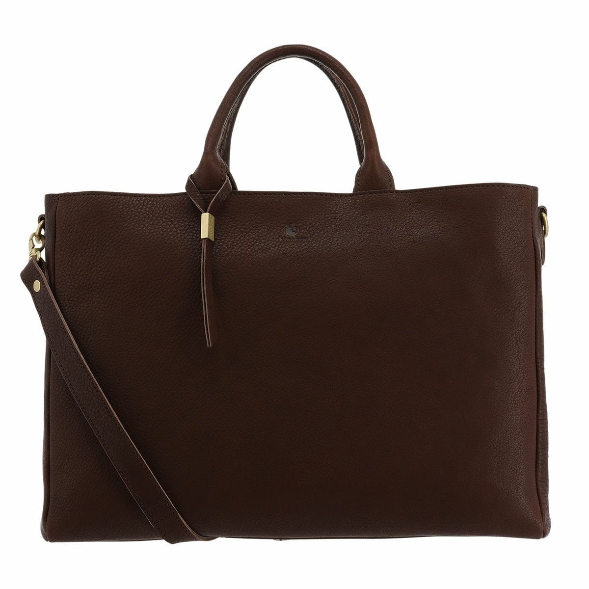 kissora キソラ ショルダーバッグ A4 大きめ 本革 レザー オリーブヌメ レディース KIOB-076 ハンドバッグ 横型 牛革 チョコ