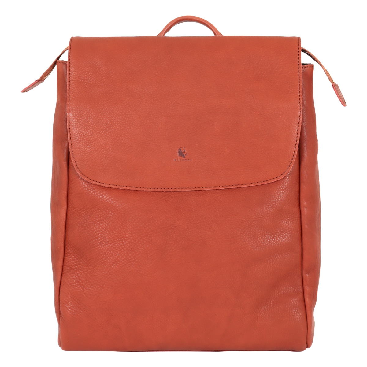 kissora キソラ リュック かぶせ 本革 レザー オリーブヌメ レディース KIOB-078 日本製 バックパック リュックサック 牛革 シンプル 大人 ブラウン