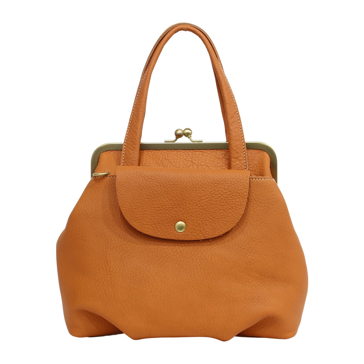 kissora キソラ ハンドバッグ がま口 本革 トミー レディース KIOB-104 キャメル